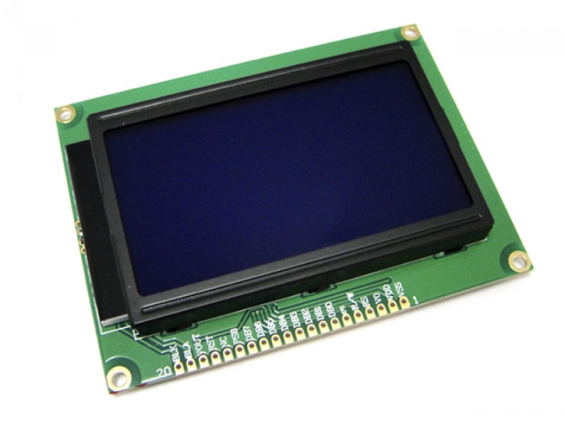 RobotBase 128x64 Graphic LCD for Arduino Controller [RB-05L002] ( 아두이노 12864 그래픽 LCD )